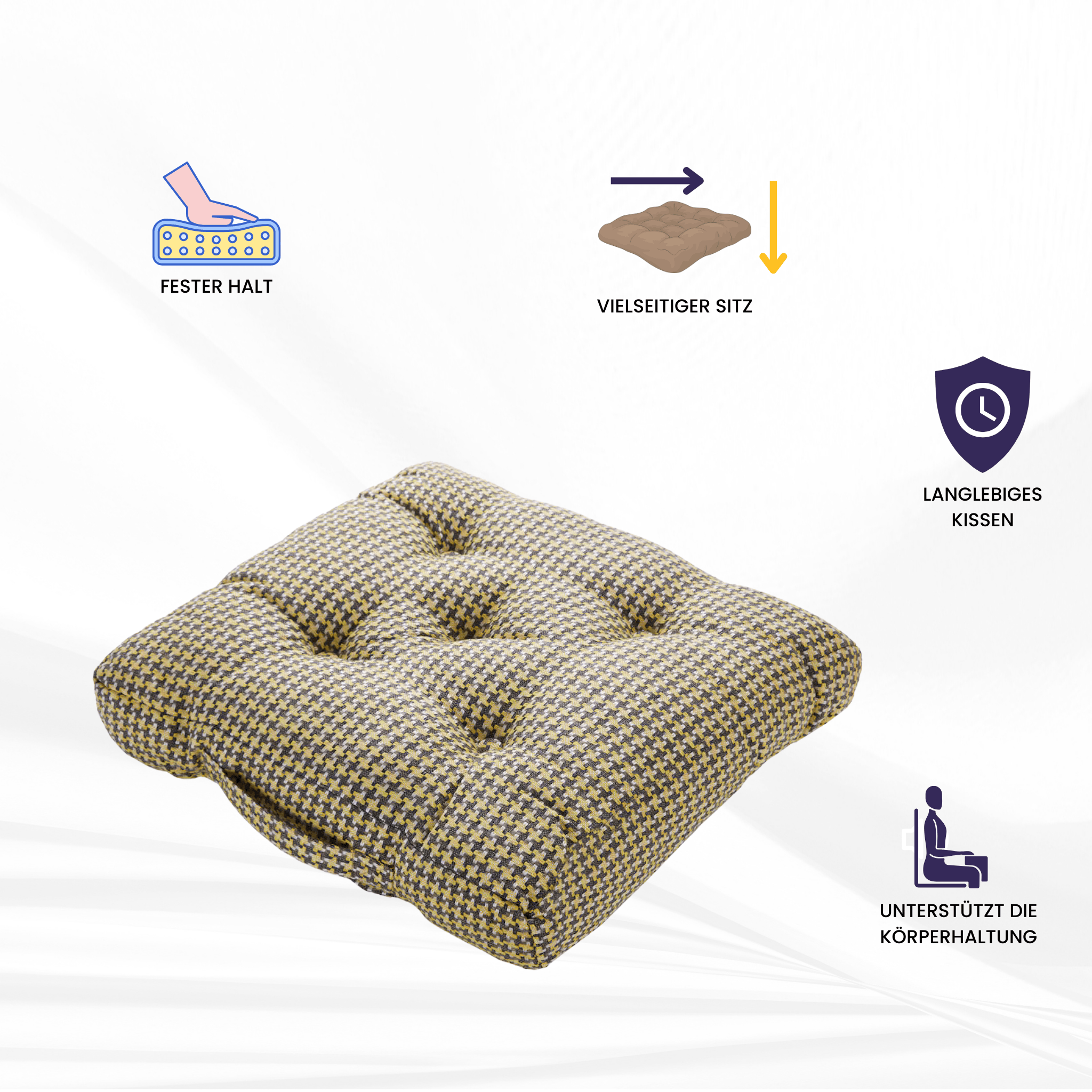 Gowoll Sitzkissen 50cm – Komfort & Unterstützung
